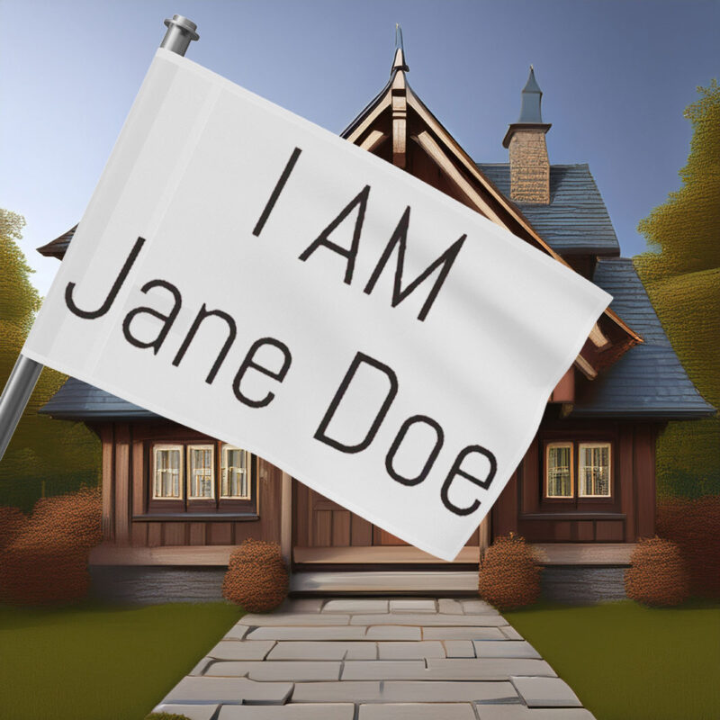 I AM Jane Doe Flag