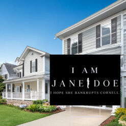 I Am Jane Doe Anonymous Woman Yard Sign