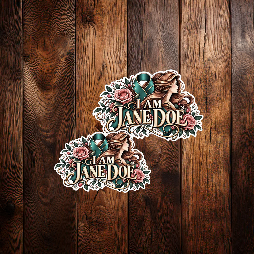 I Am Jane Doe Feminist Solidarity Sticker