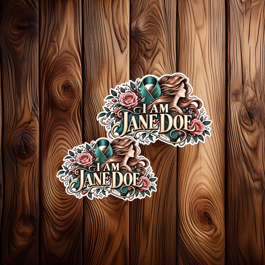 I Am Jane Doe Feminist Solidarity Sticker