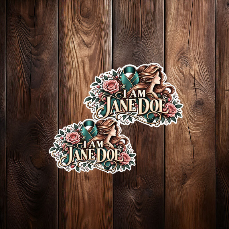 I Am Jane Doe Feminist Solidarity Sticker