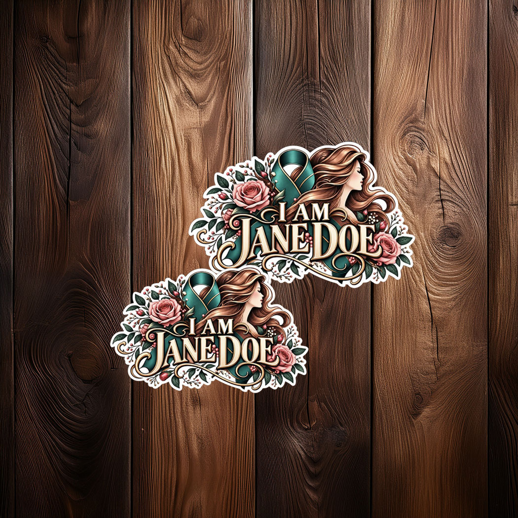 I Am Jane Doe Feminist Solidarity Sticker