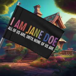 I Am Jane Doe Feminist Survivor Solidarity Flag