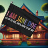 I Am Jane Doe Feminist Survivor Solidarity Flag