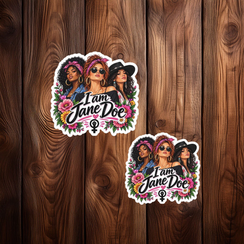 I Am Jane Doe Feminist Women Rights Sticker