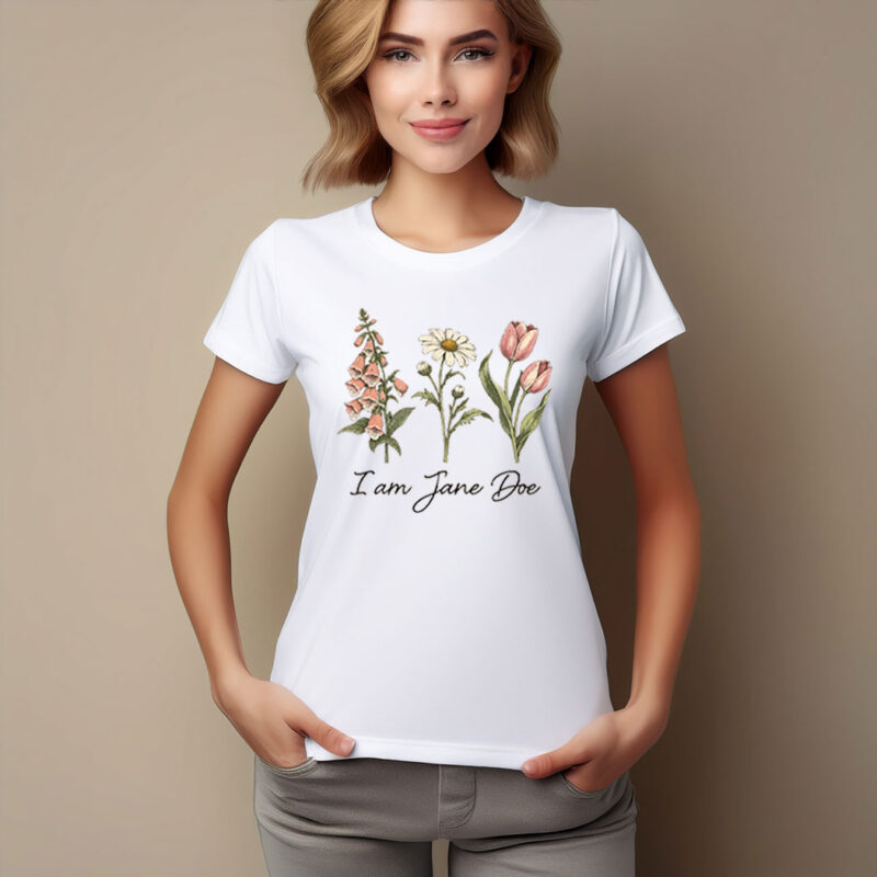 I Am Jane Doe Floral Feminist Shirt