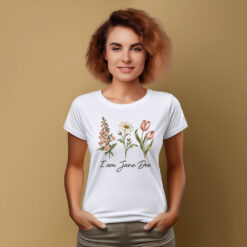 I Am Jane Doe Floral Feminist Shirt