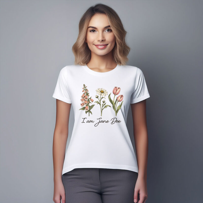 I Am Jane Doe Floral Feminist Shirt