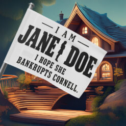 I Am Jane Doe I Hope She Bankrupts Cornell Flags