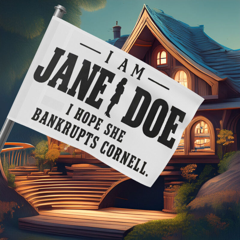 I Am Jane Doe I Hope She Bankrupts Cornell Flags