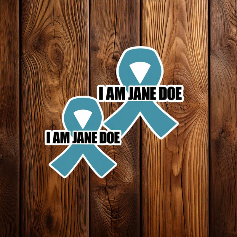I Am Jane Doe Justice For Women Sticker