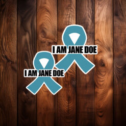 I Am Jane Doe Justice For Women Sticker