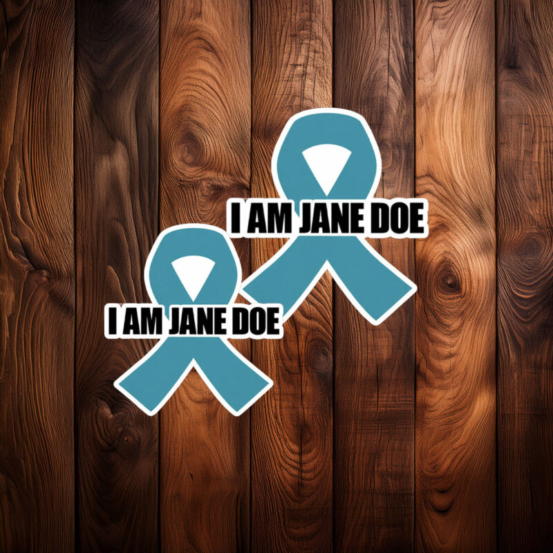 I Am Jane Doe Justice For Women Sticker