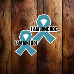I Am Jane Doe Justice For Women Sticker