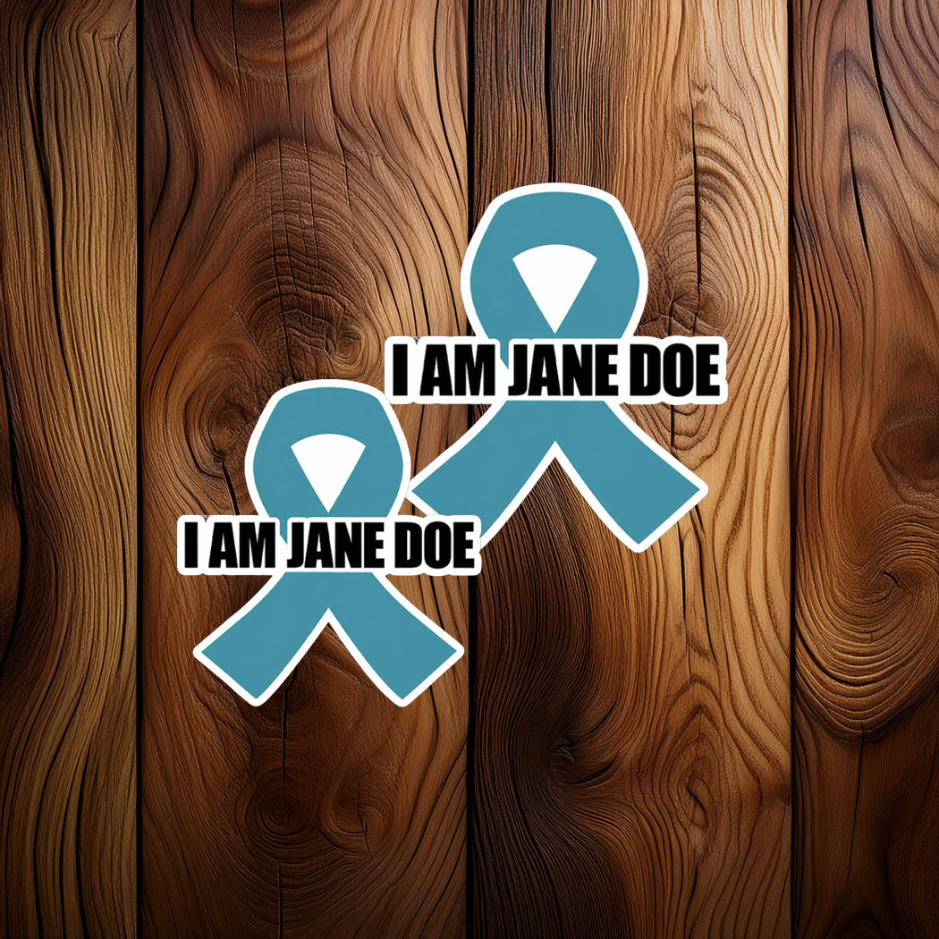 I Am Jane Doe Justice For Women Sticker