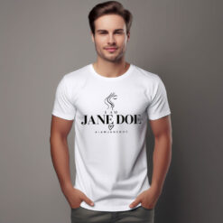 I Am Jane Doe Minimalist Woman Line Art Shirt
