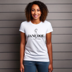 I Am Jane Doe Minimalist Woman Line Art Shirt