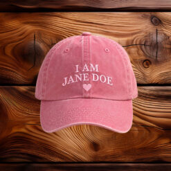 I Am Jane Doe Pink Heart Hat