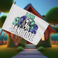 I Am Jane Doe Survivor Solidarity Graphics Flag