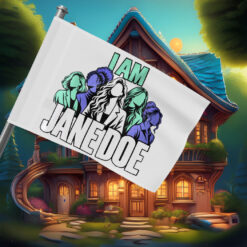 I Am Jane Doe Survivor Solidarity Graphics Flag