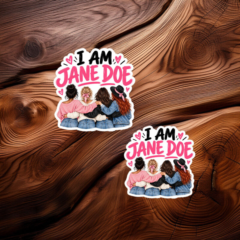 I Am Jane Doe Survivor Support Sticker