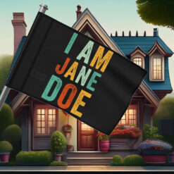 I Am Jane Doe Vintage Flag