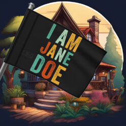 I Am Jane Doe Vintage Flag