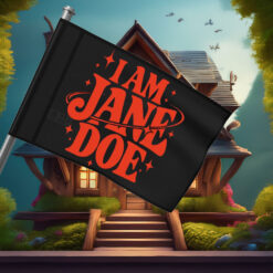 I Am Jane Doe Women Graphic Flag