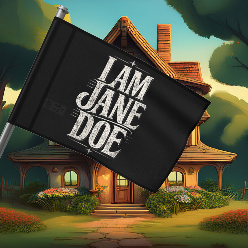 I Am Jane Doe Women Support Flag