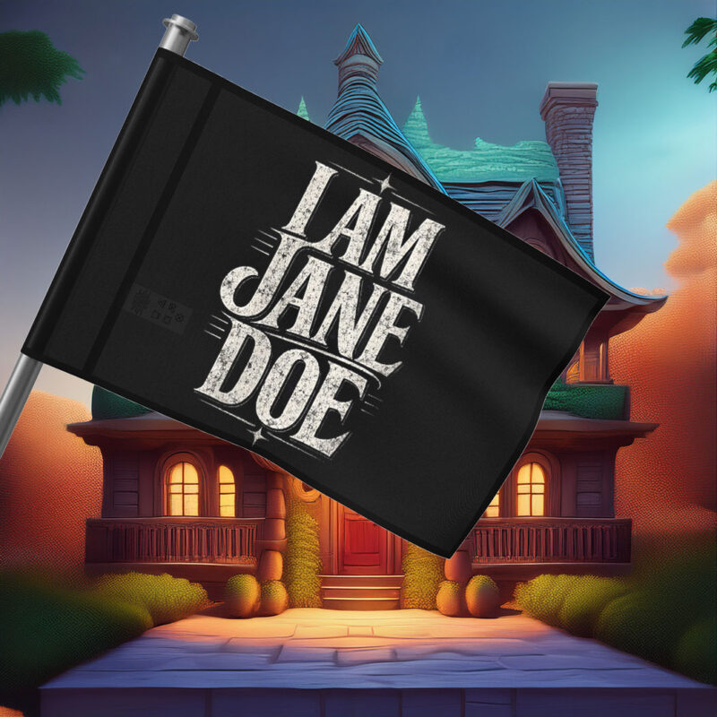 I Am Jane Doe Women Support Flag