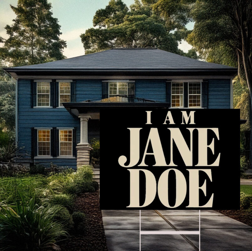 I Am Jane Doe Womens Solidarity Yard Sign
