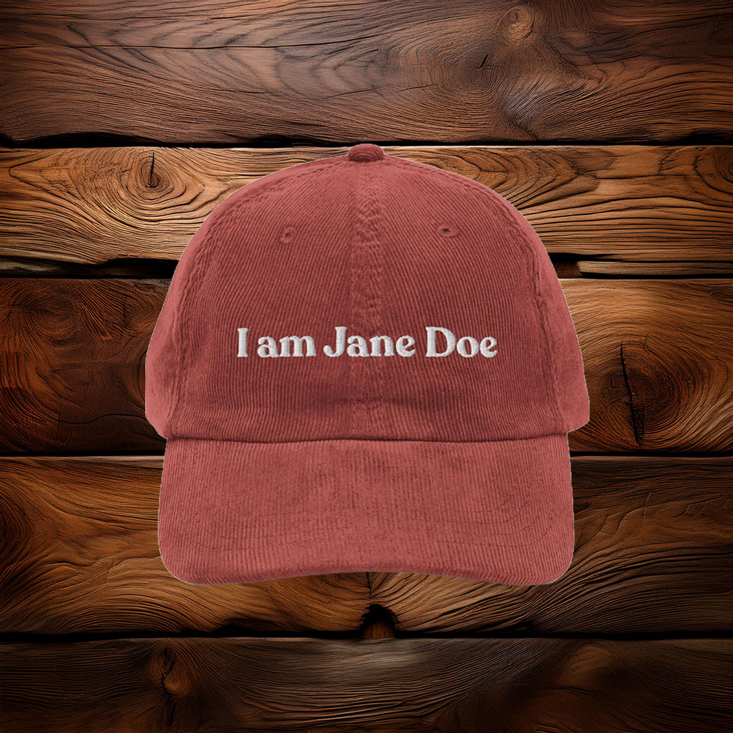 I am Jane Doe Vintage Embroidered Hats