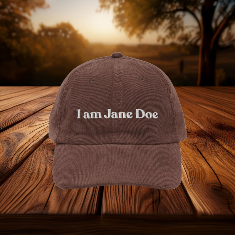I am Jane Doe Vintage Embroidered Hats
