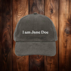 I am Jane Doe Vintage Embroidered Hats