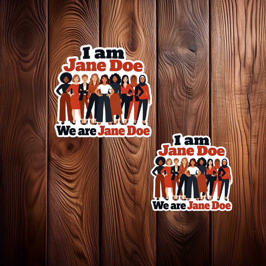 I am Jane Doe We Are Jane Doe Sticker